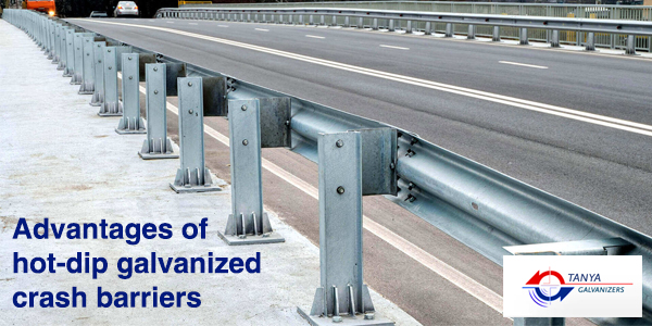 Advantages of hot-dip galvanized crash barriers-Tanya Galvanizers