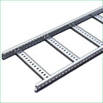 Stepladder cable trays