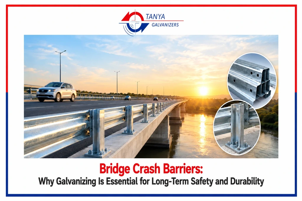 Bridge Crash Barriers: Why Galvanizing Is Essential for Long-Term Safety and Durability 